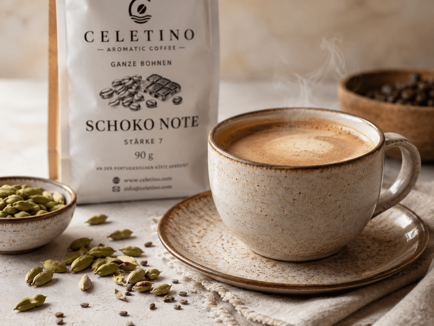 Schoko Kaffee mit Kardamom: Würzig, warm und überraschend gut