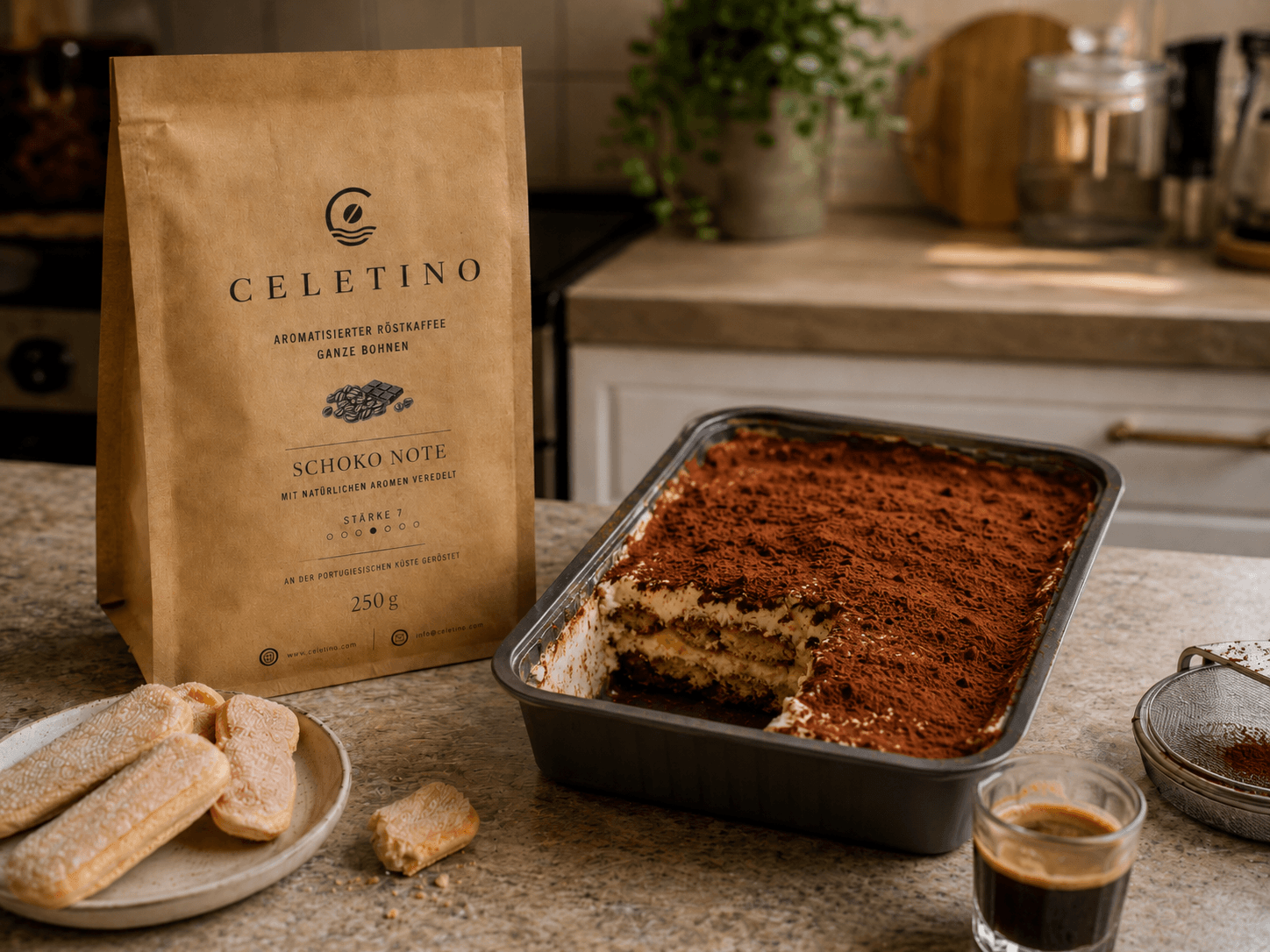 Celetino Tiramisu: Der Klassiker, nur schokoladiger